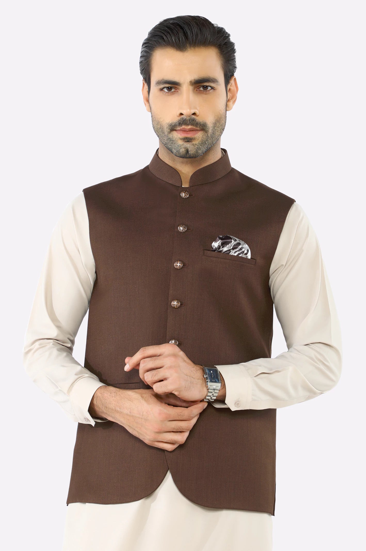 Coffee Brown Waistcoat