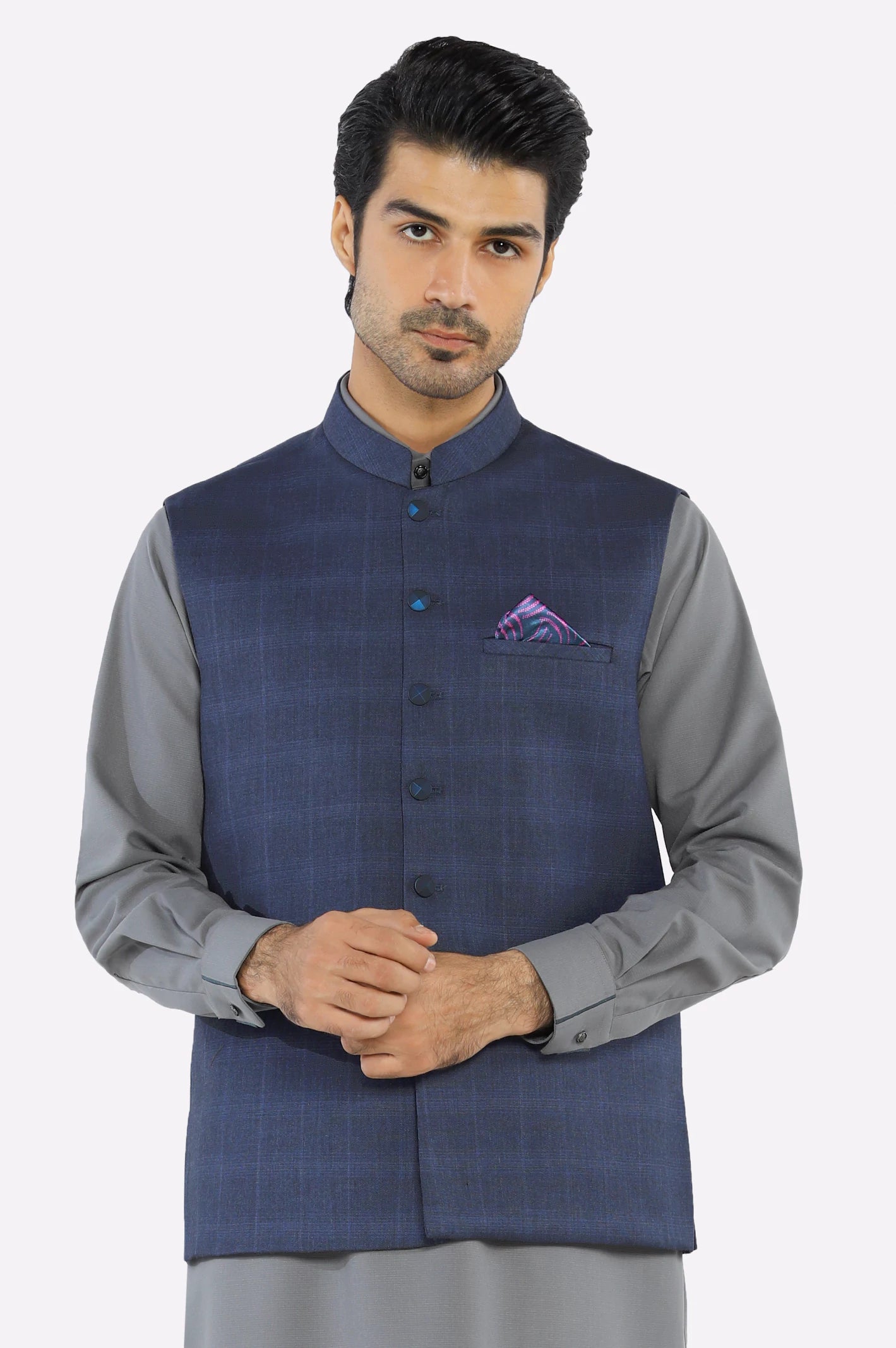 Dark Blue Waistcoat