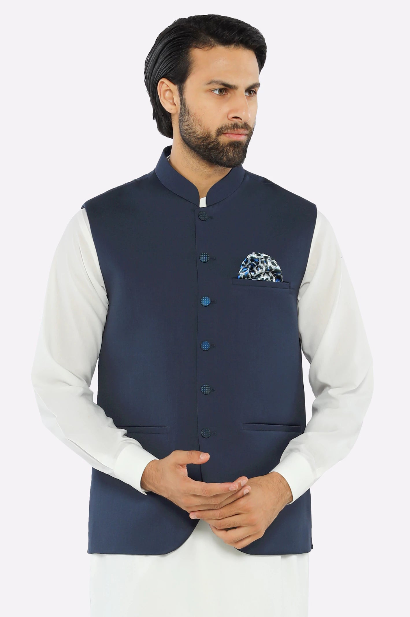 Dark Blue Waistcoat