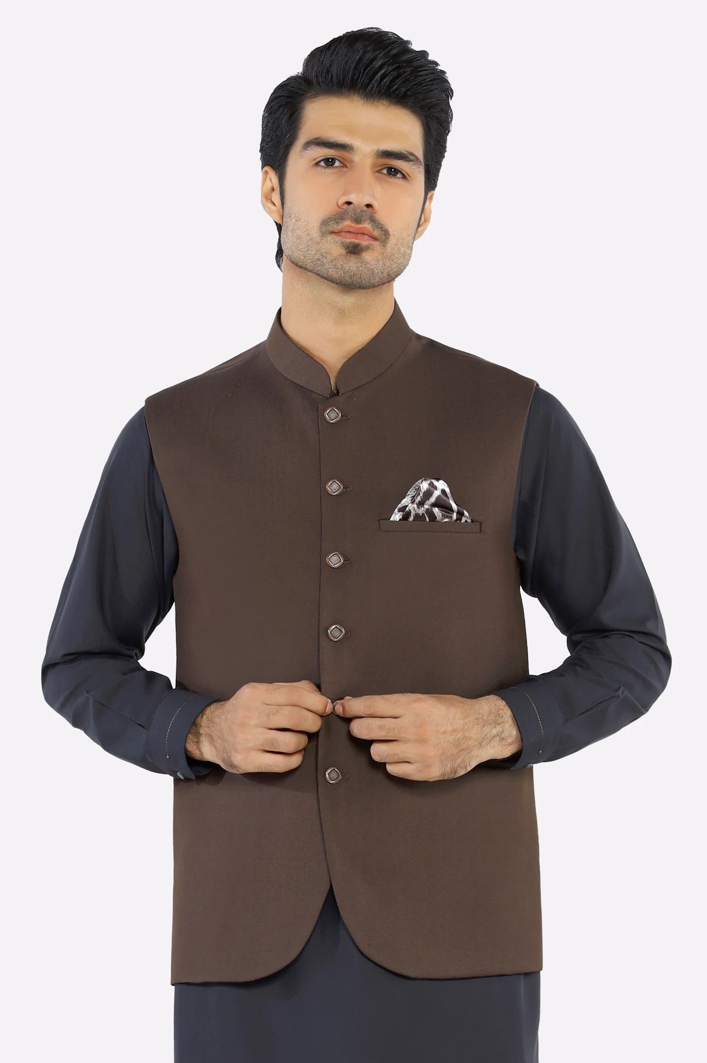 Dark Brown Waistcoat