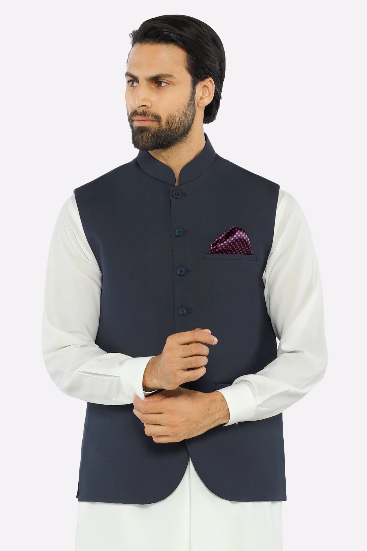 Navy Blue Waistcoat