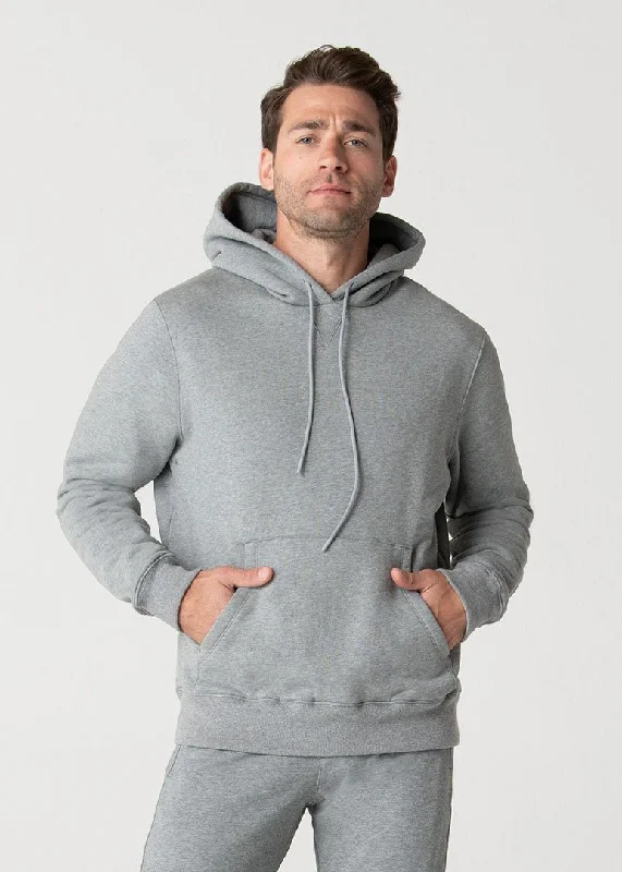 Heavy Fleece Hoodie | Heather Grey