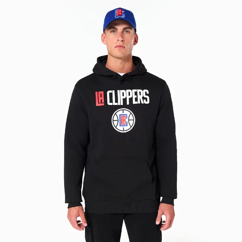 LA Clippers NBA Black Pullover Hoodie