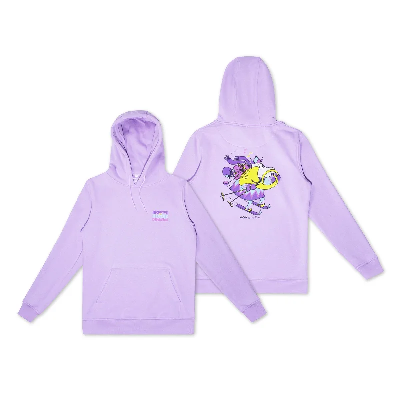 Organic Premium Hoodie Hemulens - Lilac