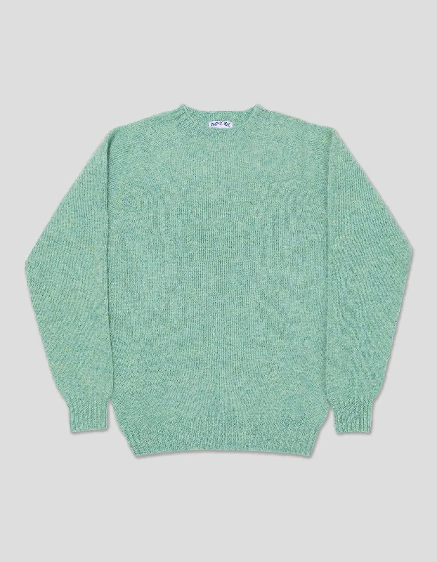 SHAGGY DOG SWEATER ICY BLUE - TRIM FIT