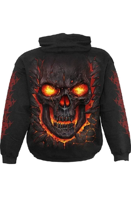 Skull Lava - Hoody Black