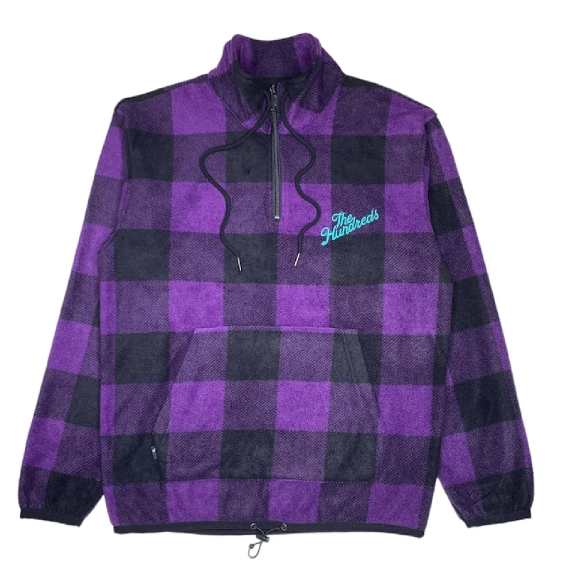 The Hundreds Buffalo Mock-Neck Pullover (Purple) T22F202009