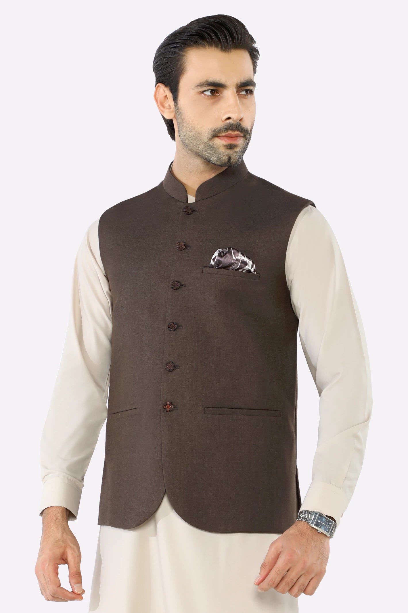 Dark Brown Waistcoat