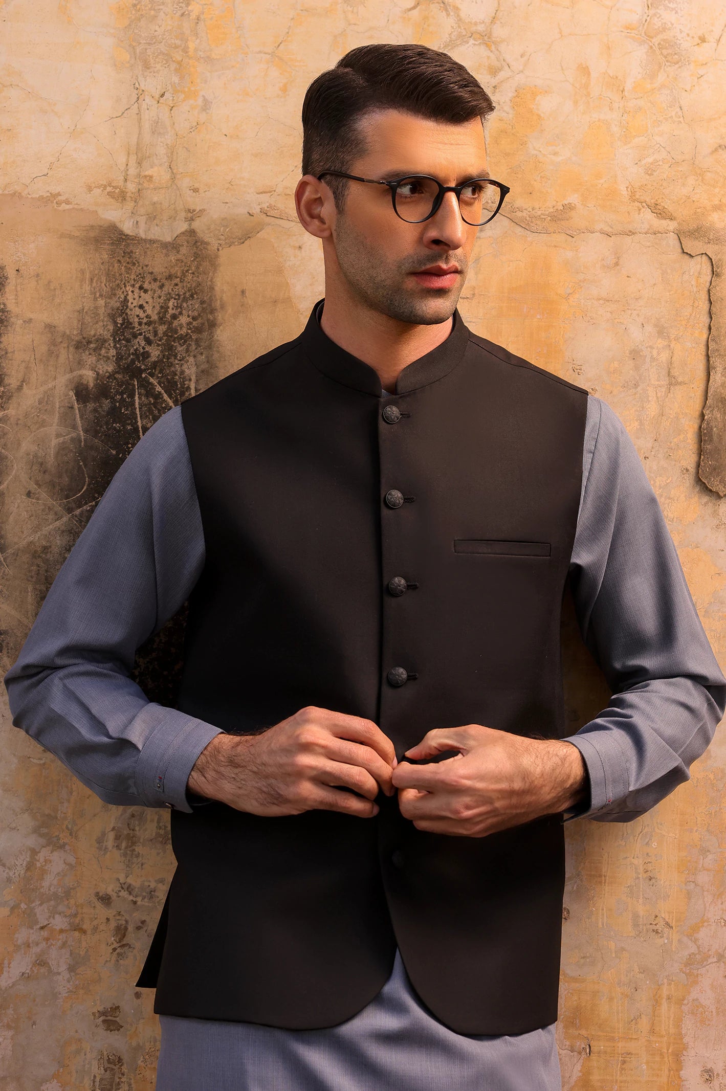 Black Premium Waistcoat