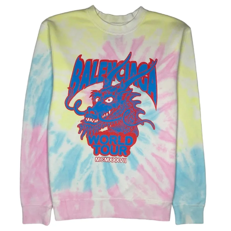 World Tour Dragon Crew Neck Sweater (Cotton Candy)